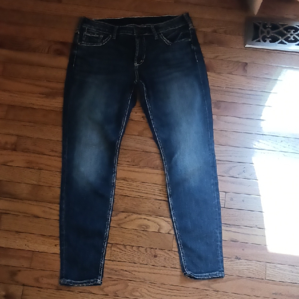 Silver Jeans Blue Skinny Denim